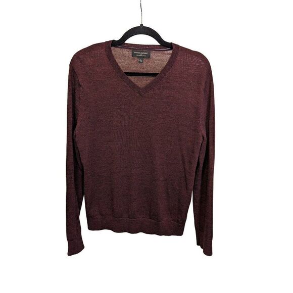Banana Republic Long Sleeves V-Neck Sweater Men Size Medium - Picture 1 of 4